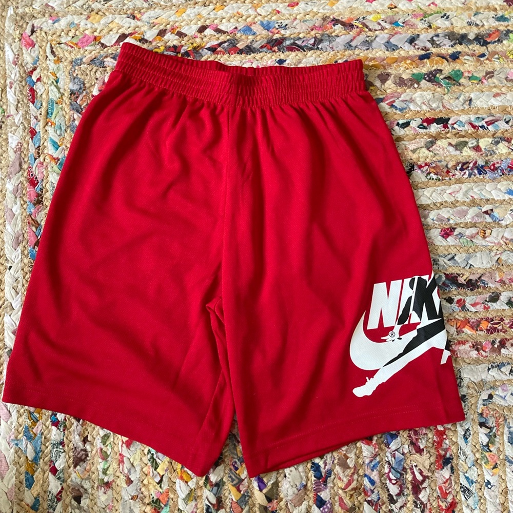 Nike Kids Red Athletic Shorts